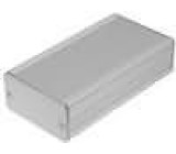 Krabička s panelem AKG X:55mm Y:100mm Z:28mm hliník šedá