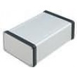 Krabička s panelem 1455 X:78mm Y:120mm Z:43mm hliník šedá