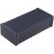 Krabička s panelem 1455 X:78mm Y:160mm Z:43mm hliník černá