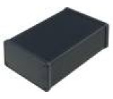 Krabička s panelem 1455 X:103mm Y:160mm Z:53mm hliník černá
