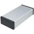 Krabička s panelem 1455 X:103mm Y:220mm Z:53mm hliník šedá
