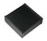 Krabička s panelem 1455 X:165mm Y:160mm Z:51,5mm hliník černá