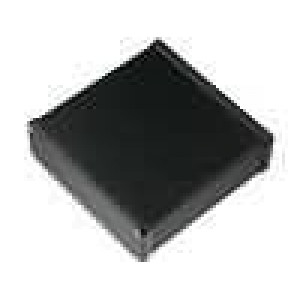 Krabička s panelem 1455 X:165mm Y:160mm Z:51,5mm hliník černá