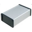 Krabička s panelem 1457 X:104mm Y:160mm Z:54,6mm hliník šedá