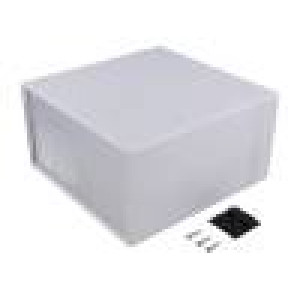Krabička s panelem 1598 X:160mm Y:160mm Z:86mm polystyrén šedá