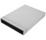 Krabička s panelem 1598 X:200mm Y:280mm Z:40mm ABS šedá IP54