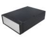 Krabička s panelem 1598 X:200mm Y:280mm Z:76mm ABS černá IP54
