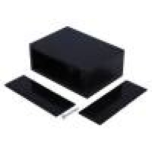 Krabička s panelem X:64,5mm Y:89,2mm Z:35,8mm ABS černá