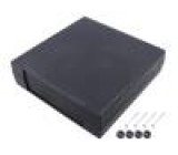 Krabička s panelem X:219mm Y:221mm Z:60mm polystyrén černá