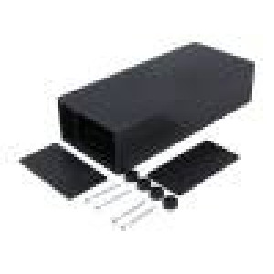 Krabička s panelem X:90mm Y:200mm Z:49mm polystyrén černá