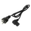 Kabel 3x0,75mm2 CEE 7/7 (E/F) vidlice,IEC C13 zásuvka 90°