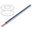 Vodič X05V-K lanko Cu 0,5mm2 PVC tmavě modrá-bílá 300V,500V