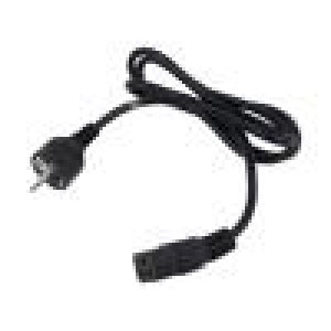 Kabel 3x1,5mm2 CEE 7/7 (E/F) vidlice,IEC C19 zásuvka PVC