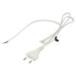 Kabel 2x0,5mm2 CEE 7/16 (C) vidlice,vodiče PVC 1,2m bílá