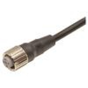 Kabel: pro snímače/automatizaci M12 PIN: 4 přímý 10m PVC