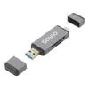 Čtečka karet: paměti USB 2.0 SD PnP 480Mbps Komunikace: USB