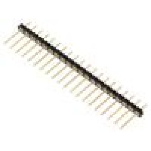 Konektor: kolíkové kolíková lišta vidlice PIN: 20 2,54mm THT