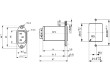 Konektor IEC 60320,napájecí AC C14 (E), s filtrem zásuvka