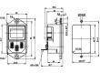 Konektor IEC 60320,napájecí AC C14 (E), s vypínačem zásuvka