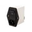 Konektor IEC 60320,napájecí AC zásuvka vidlice 2A 250VAC