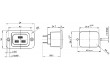 Konektor IEC 60320,napájecí AC C19 (J) zásuvka 16A