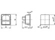 Konektor IEC 60320,napájecí AC 6200 C14 (E),1x pojistka 10A