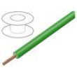 Vodič lanko Cu 1,5mm2 silikon zelená 1000V 100m Třída: 6