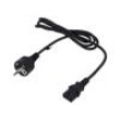 Kabel 3x0,75mm2 CEE 7/7 (E/F) vidlice,IEC C13 zásuvka PVC
