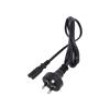 Kabel 2x0,75mm2 AS/NZS 3112 (I) zástrčka,IEC C7 zásuvka PVC