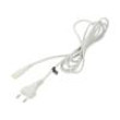 Kabel 2x0,75mm2 CEE 7/16 (C) vidlice,IEC C7 zásuvka PVC 3m
