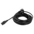 Kabel 3x1mm2 CEE 7/7 (E/F) úhlová vidlice,IEC C13 zásuvka