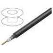 Vodič: koaxiální RG59 mini 1x23AWG drát Cu PE černá 305m