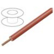 Vodič lanko Cu 1mm2 PVC červená 1000V 100m Třída: 6 1x1mm2