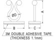 Kabelové sponky Øsvazku: 10mm polyamid přírodní UL94V-2