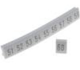 Kabelové značky pro kabely a vodiče Symbol štítku:51-60 5mm