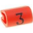 Kabelové značky pro kabely a vodiče Symbol štítku:3 2-3,2mm