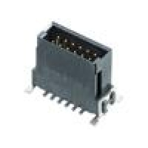 Konektor: plošný spoj-plošný spoj vidlice PIN: 12 1,27mm SMT