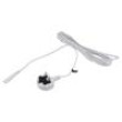 Kabel 2x0,75mm2 BS 1363 (G) vidlice,IEC C7 zásuvka PVC 5m