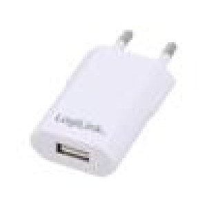 Napájecí zdroj: spínaný síťový,zásuvkový 5VDC 1A 5W Výv: USB A
