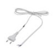 Kabel 2x0,75mm2 CEE 7/16 (C) vidlice,vodiče PVC 1,6m bílá