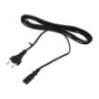 Kabel 2x0,75mm2 CEE 7/16 (C) vidlice,IEC C7 zásuvka PVC 5m