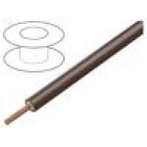Vodič lanko Cu 2,5mm2 PVC hnědá 1000V 100m Třída: 6 1x2,5mm2