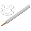 Vodič lanko Cu 1mm2 silikon bílá 1000V 100m Třída: 6 1x1mm2