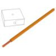 Vodič H05V-K lanko Cu 1mm2 PVC oranžová 300V,500V 250m cívka