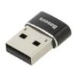 Adaptér High Speed,USB 2.0 USB A vidlice,USB C zásuvka černá
