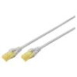 Patch cord U/UTP 6a lanko Cu LSZH šedá 1m 26AWG