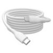 Kabel USB 2.0 vidlice Apple Lightning,USB C vidlice 1m bílá