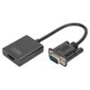 Konvertor HDMI HDMI zásuvka,Jack 3,5mm zásuvka,vidlice VGA