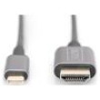 Kabel-adaptér USB 3.1 HDMI vidlice,USB C vidlice PVC 1,8m