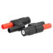 Adaptér banánek 4mm zásuvka x2,BNC vidlice